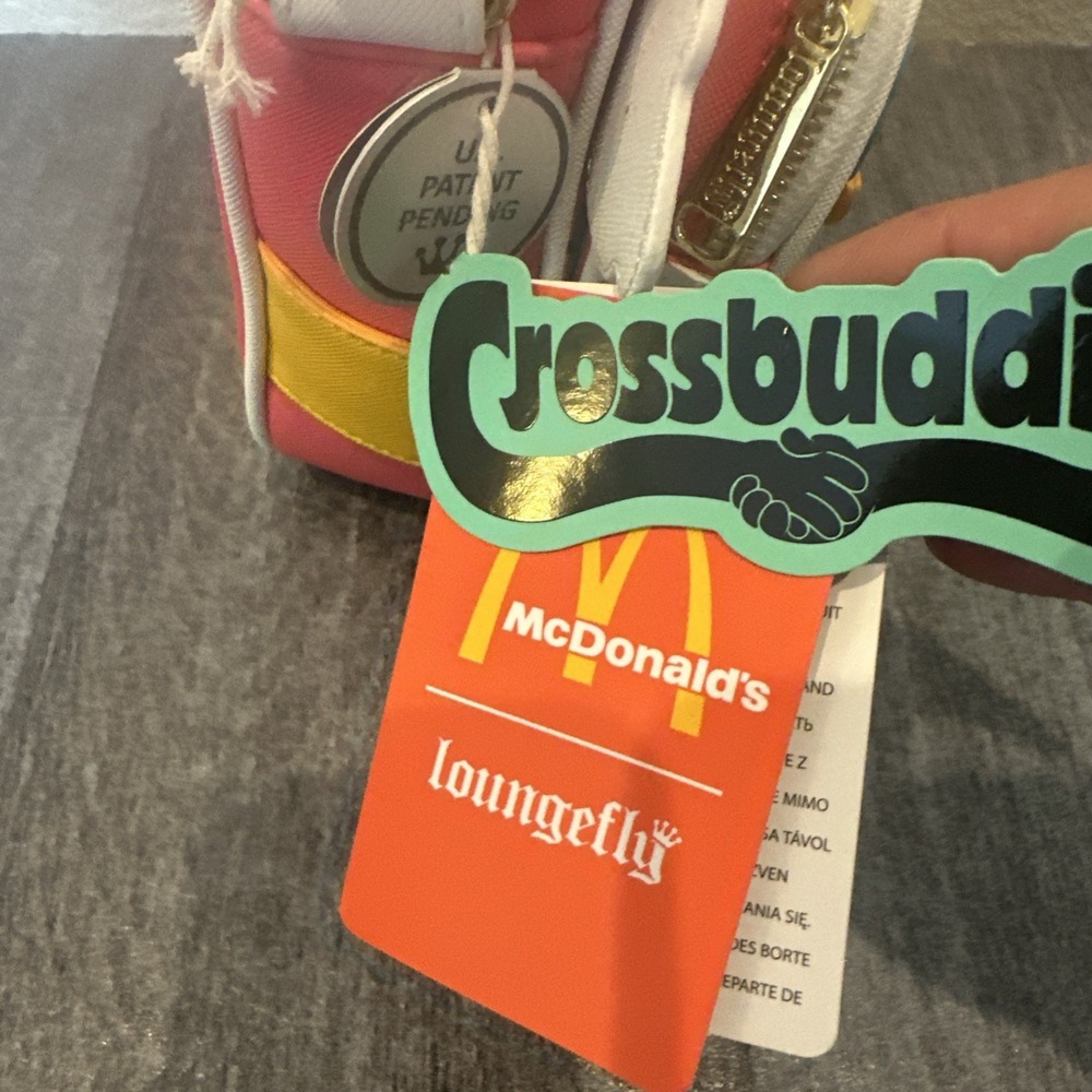 Loungefly McDonalds Birdie the Early Bird Crossbuddies Crossbody Bag W/ Coin Bag - Picture 4 of 11